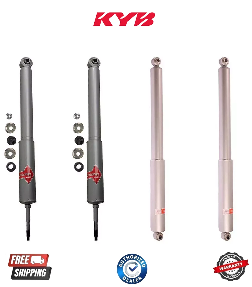 KYB 4 AMORTIGUADORES de alta resistencia para FORD F-250 SUPERDUTY 4x4 4x4 05 a 16 554347 555056 Foto 1 de 1