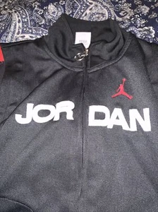 Jordan Full Zip Long Sleeve Youth Jacket Size 5/6 Medium - Picture 1 of 4