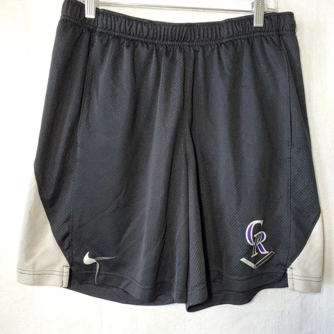 Nike Colorado Rockies Shorts MLB Black CR Cover