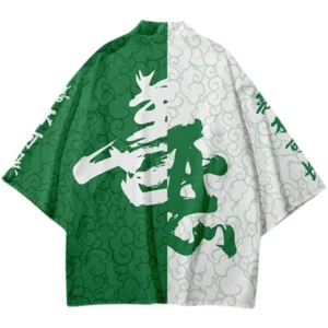 Men Ethnic Loose Kimono Coat Outwear Jacket Haori Cardigan Japanese Yukata Thin - Picture 1 of 16