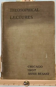 Theosophical Lectures Chicago by Annie Besant 1907 American Theosophy, Rajput - Picture 1 of 7