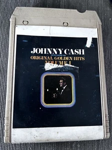 Johnny Cash Tennessee Two Original Golden Hits 8 Track Cassette Vol. 1 Untested - Picture 1 of 2