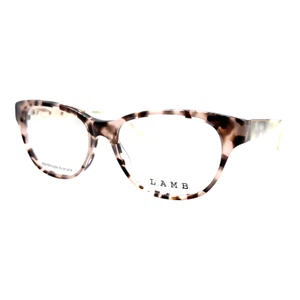 AUTHENTIC & NEW - L.A.M.B. - LA047 PNK 52/15/135 - PINK TORT - EYEGLASSES & CASE - Picture 1 of 3