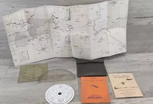 Vtg Navigational Computer Type "C" and Instructions Case American Airlines-ETC - Picture 1 of 14
