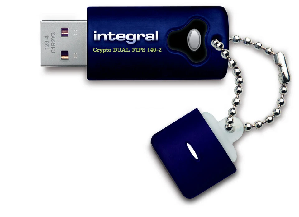 Integral Crypto Dual Flash Drive Fips 140-2 Encrypted USB 3.0 - Image 1 of 1