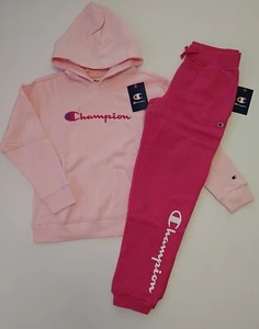 New! Girl's Champion Sweatshirt and Pants Outfit Size Large - Picture 1 of 3