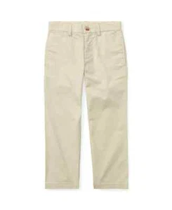 NWT Polo Ralph Lauren Boys Straight Fit Twill Pant Sand 3/3T - Picture 1 of 3