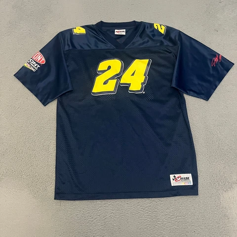 Chase Authentics Jersey Mens Size L Gordon 24 NASCAR Shirt Cover
