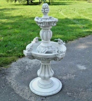 🔶Froschbrunnen Springbrunnen Brunnen TOP SET 2 Pumpen und Bodenplatte BLACKFORM - Bild 1 von 4
