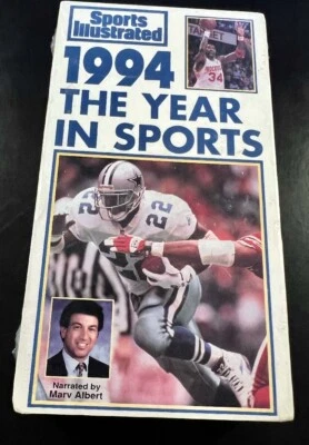 1994 Sports Illustrated The Year In Sports VHS Dallas Cowboys Emmitt Smith SEALd Foto 1 de 4