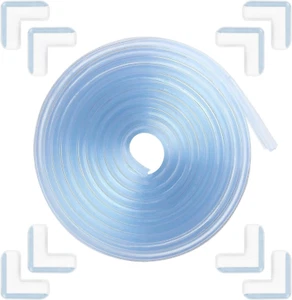 Edge Corner Protector Baby Proofing 6.6Ft (2M) with 8 Corners, Clear Soft Corner - Picture 1 of 7