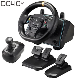 Für PC, PS4, Xbox One, Xbox 360 Gaming Lenkrad mit Pedalen und Schalthebel - Bild 1 von 21