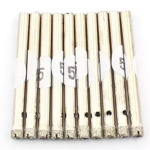 10Pcs 5 mm 3/16"inch Diamond Hole Saw Core Drill Bit Coated Masonry Drilling - Picture 1 of 5