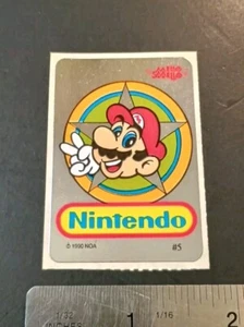 Nintendo Super Mario Brothers Mello Smello Foil Sticker Mod NEW 1990 Neon - Picture 1 of 6