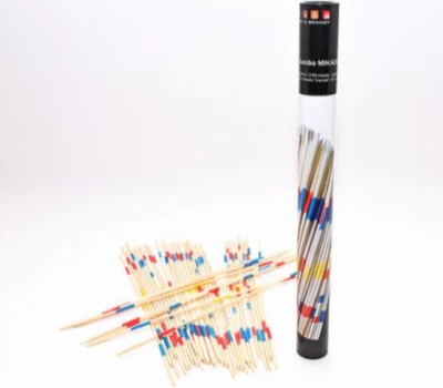Mikado XXL 41 Stäbe BAMBUS Holz Holzmikado Spiel 38cm Geschicklichkeitsspiel - Bild 1 von 3