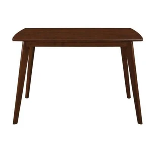 Coaster Dining Table 47.25" L X 30" H, Rectangle Wood Frame Material In Brown - Picture 1 of 5