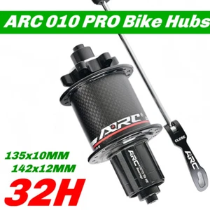 Carbon Fiber MTB Bicycle Rear Hub 4 Bearings 6 Pawls 18-12 Speeds Hub - Picture 1 of 42