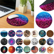 Designs Round Gaming Mouse Mat Pad Non-Slip Circle Mousepad For Computer Laptop