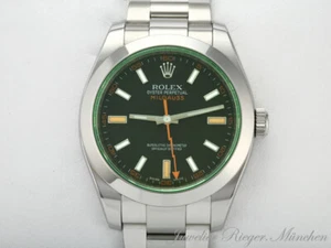 Rolex Milgauss 116400GV Edelstahl Automatik Stahl Grün Green - Bild 1 von 1