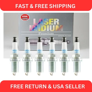 Laser Iridium Spark plug Genuine 60 V For 2016-20 Infiniti Q50 Q60 3.0L V6 - Picture 1 of 5