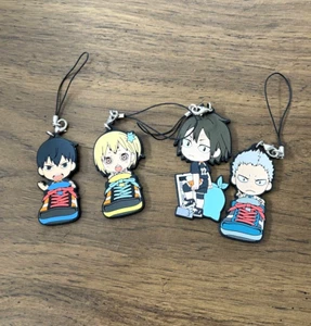 ¡¡Haikyuu!! Kageyama Tobio Karasuno Lote de 4 artículos Llavero Correa Goma - Imagen 1 de 5