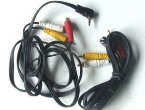 CAVO AUDIO RCA 3 x 3,5 mm PROLUNGA  3 MASCHIO A SPINA 3,5 4 POLI 2 MT  KIT 2 PEZ - Picture 1 of 1