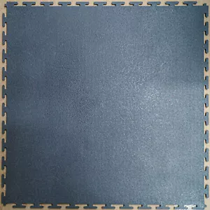 PVC INTERLOCKING TILES- LEATHER LOOK- GREY/ GARAGE FLOORING /EXPO/SHOWROOM - Picture 1 of 2