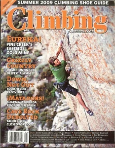 CLIMBING Magazine, August 2009 - Pratt's Crack, CA - Alaska - Heroische Recoveries - Bild 1 von 3