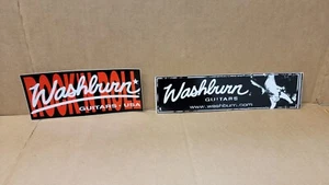 Lotto di 2 adesivi decalcomanie chitarra Washburn - Foto 1 di 5