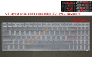 Keyboard Skin Cover for Asus YX570 YX570D FX570 FX570UD K570 X570 X570U NX580V - Picture 1 of 4