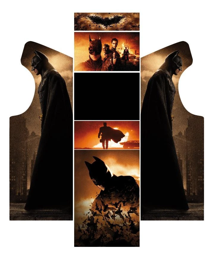 Stickers Borne Arcade (Mame ou Euro ou Personnalisé) - Batman Begin - Photo 1/1