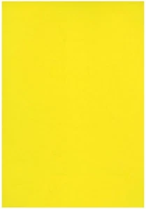 A5 or A4 INTENSE BRIGHT YELLOW CARD 160gsm SHEETS ARTS AND CRAFTS - PICK AMOUNT - Picture 1 of 4