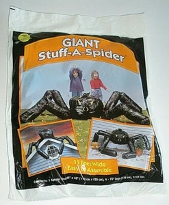 Vintage Sun Hill Giant Stuff A Spider Halloween 11 Fuß breit 1995 Neu USA WBR - Bild 1 von 3
