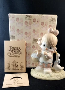 Precious Moments #12459 "Waddle I Do Without You" 1985- Original Pkg & Tags - Picture 1 of 13