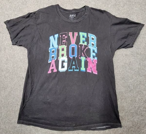 Never Broke Again Herren T-Shirt Faded Black Größe M Kurzarm - Bild 1 von 6