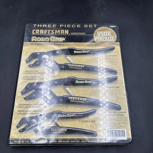 Vintage Craftsman 945017 dreiteiliges Set Profi Robo Grip Zange - Bild 1 von 10