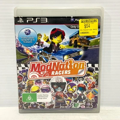 Modnation Racers + Manual - PS3 - Tested & Working - Free Postage - Image 1 of 4