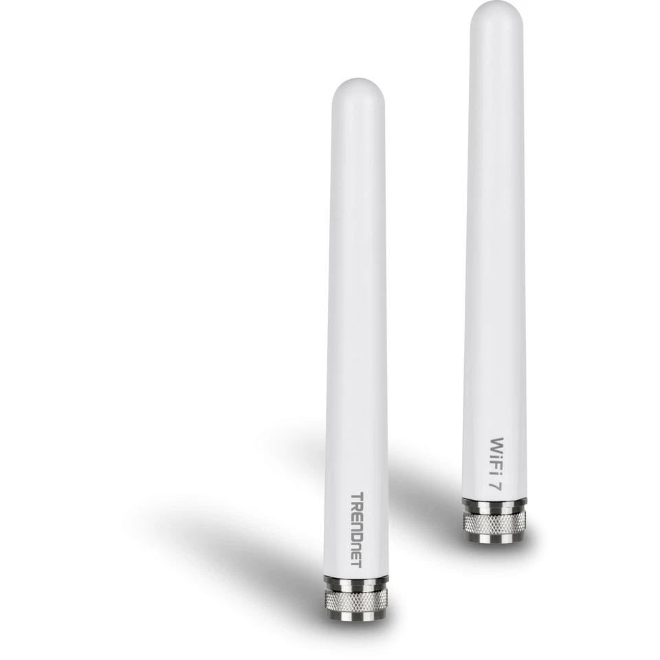 3/6/7 dBi Outdoor Tri-Band Omni Antenna Kit, TEW-A057, 2.4GHz, 5GHz, 6GHz, Co... - Image 1 of 4