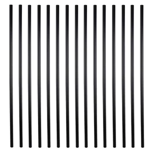32 Inches Classic Hollow Round Iron Deck Balusters Furniture 32, Black - Picture 1 of 7