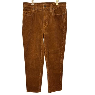 Pantalones de pana Lands’ End para mujer color naranja quemado talla 10 Foto 1 de 4