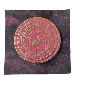 Official Sleep Token Flamingo Brooch Pin Pink & Gold Enamel - Picture 1 of 6