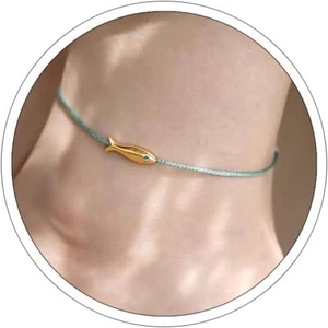 Gold Ankle Bracelets for Women Simple Summer Ankle Jewelry Dainty Silver Anklets - Picture 1 of 7