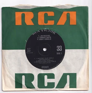 (AH944) Jim Reeves/Connie Smith/Eddy Arnold, Welcome To My World - 7 inch vinyl - Picture 1 of 2