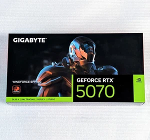 GIGABYTE RTX 5070 Windforce SFF 12GB GDDR7 Nvidia GeForce Graphics / Video Card - Picture 1 of 10