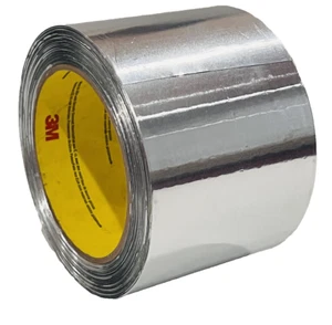 3M Aluminum Foil Tape 4380 - Silver / 3.25mil / HVAC 3"-Inch X 55yd - Picture 1 of 2