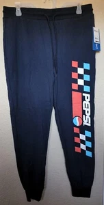 Lizenzierte Pepsi Junior blau marineblau kariertes Logo Jogginghose Größe L 11-13 BRANDNEU - Bild 1 von 4