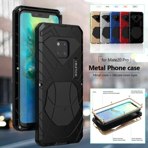 iMATCH Shockproof Silicone Bumper Metal Case for Huawei Mate 20 10 Pro/Mate 20X - Picture 1 of 17