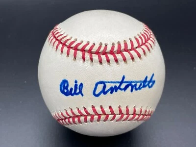 Bill Antonello "WWII US Navy & Brooklyn Dodgers" Autographed Signed Baseball PSA - Image 1 of 4