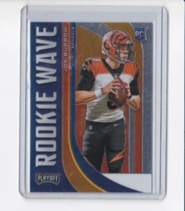 JOE BORROW 2020 PANINI PLAYOFF FOOTBALL ROOKIE WAVE INSERT ROOKIE-SHIPS FREE - Picture 1 of 24