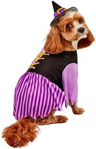 Purple Witch Pet Costume - Rubie's - Picture 1 of 1